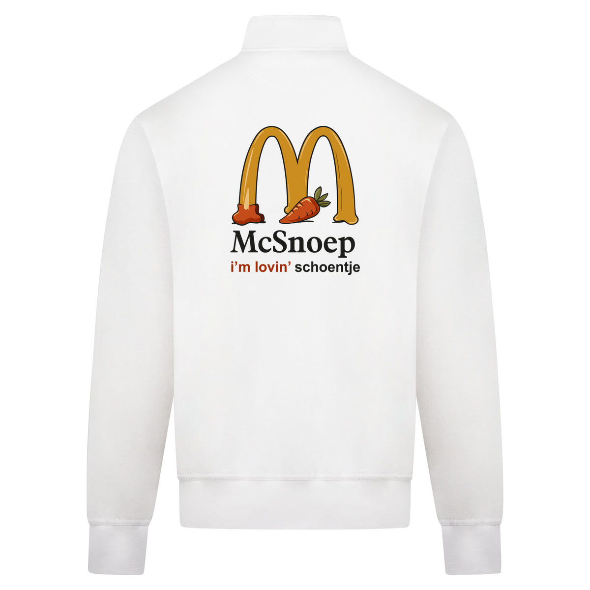 McSnoep Sweatvest – wit – back