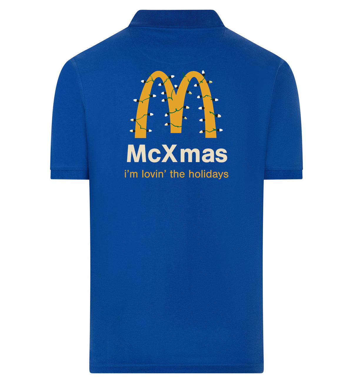 McXmas Polo – blauw