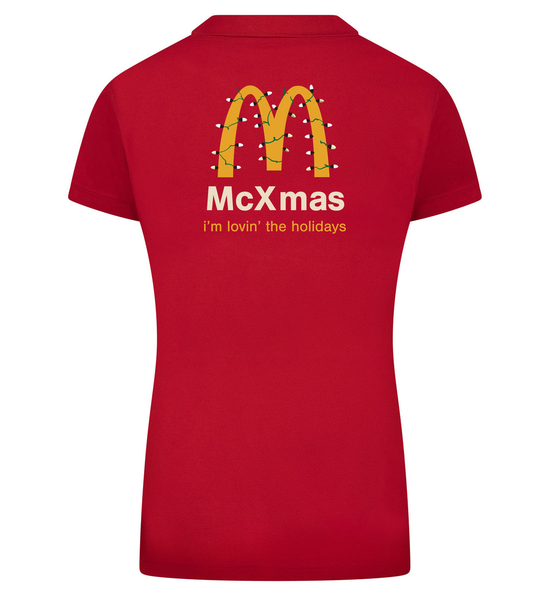 McXmas Polo dames – rood