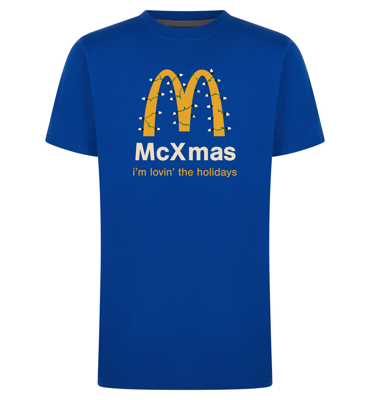 McXmas T-Shirt – blauw