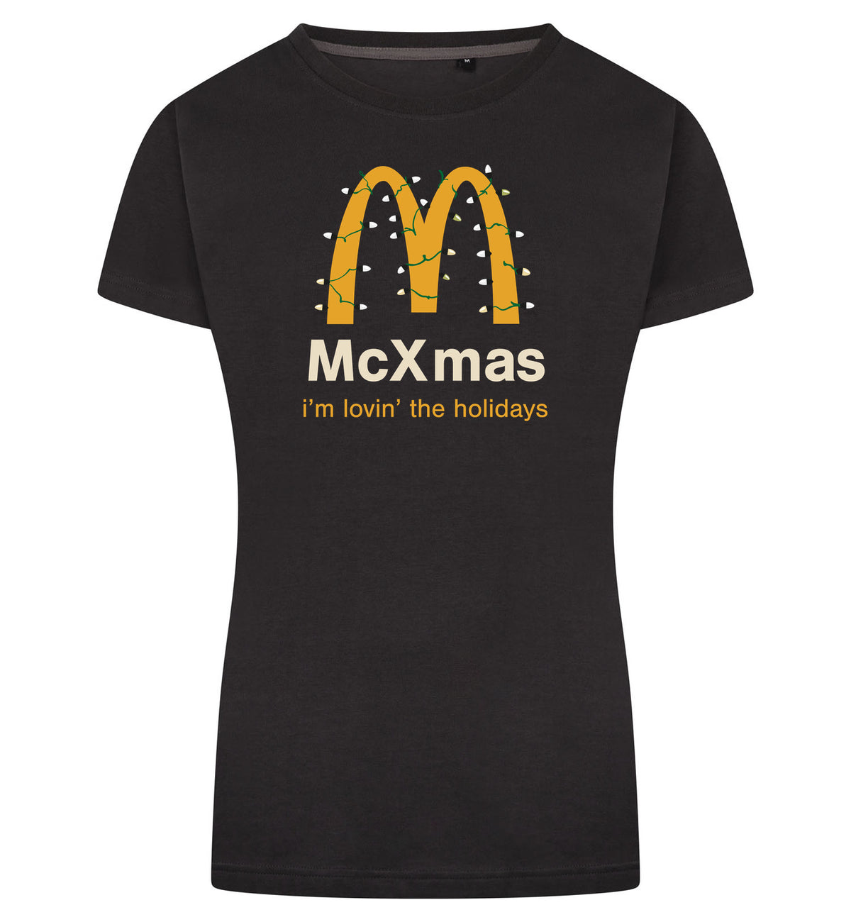 McXmas T-Shirt Dames – antraciet