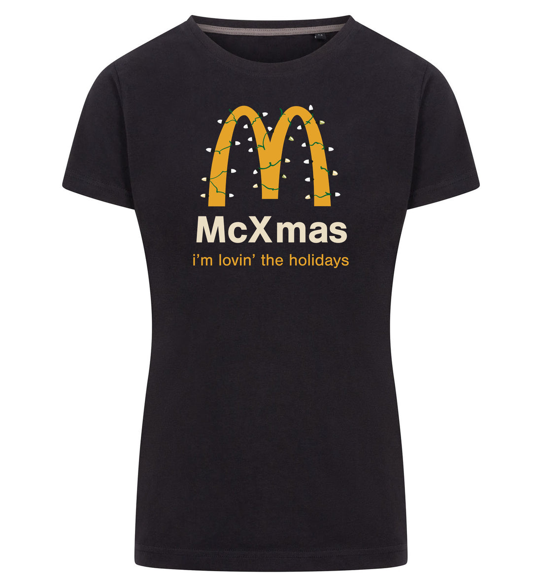 McXmas T-Shirt Dames – wit