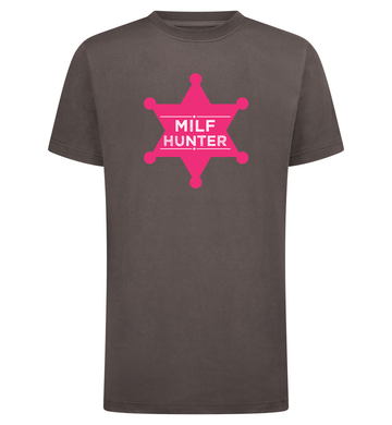 Milf hunter T-Shirt – grijs