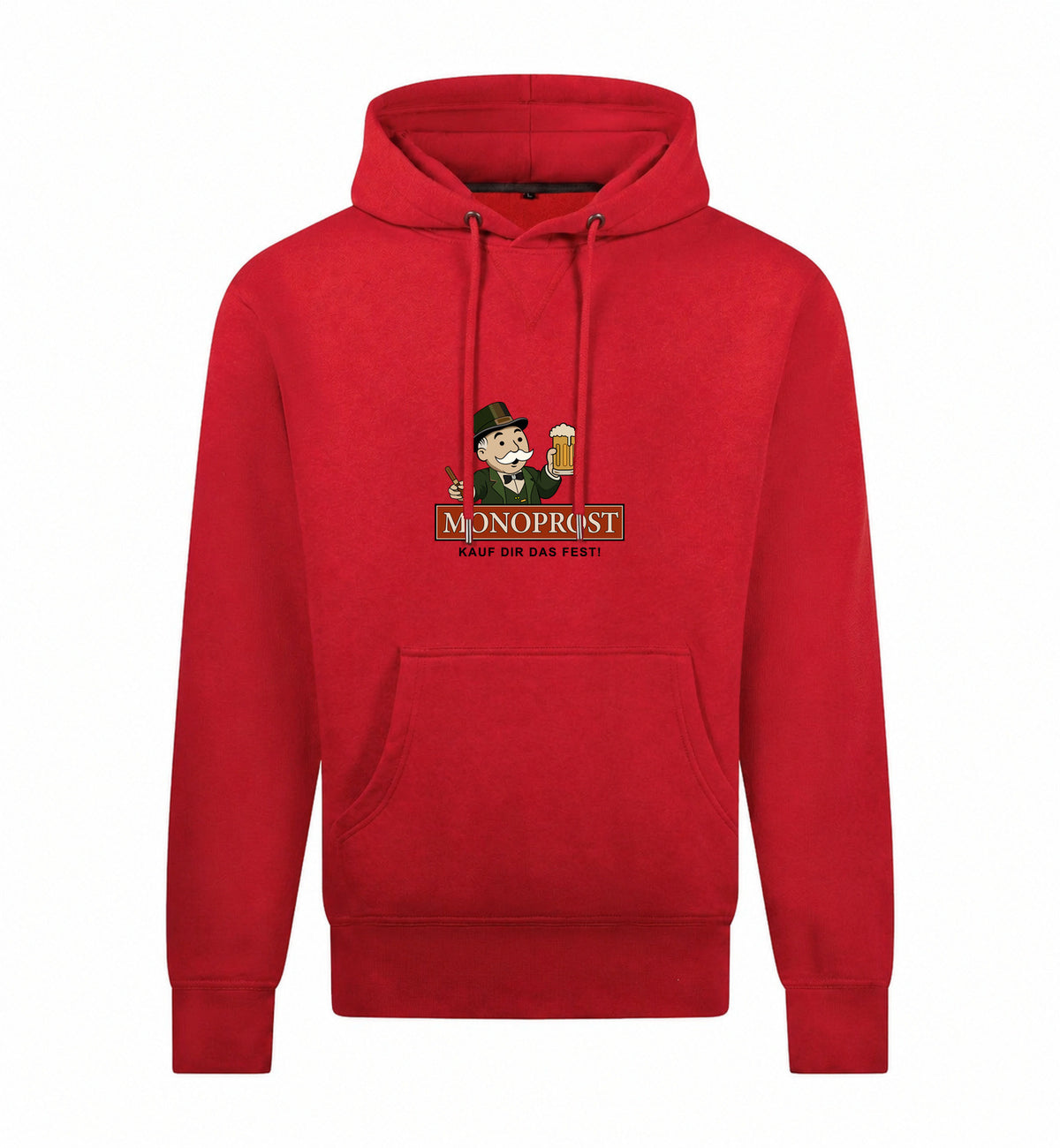 Monoprost Hoodie – rood