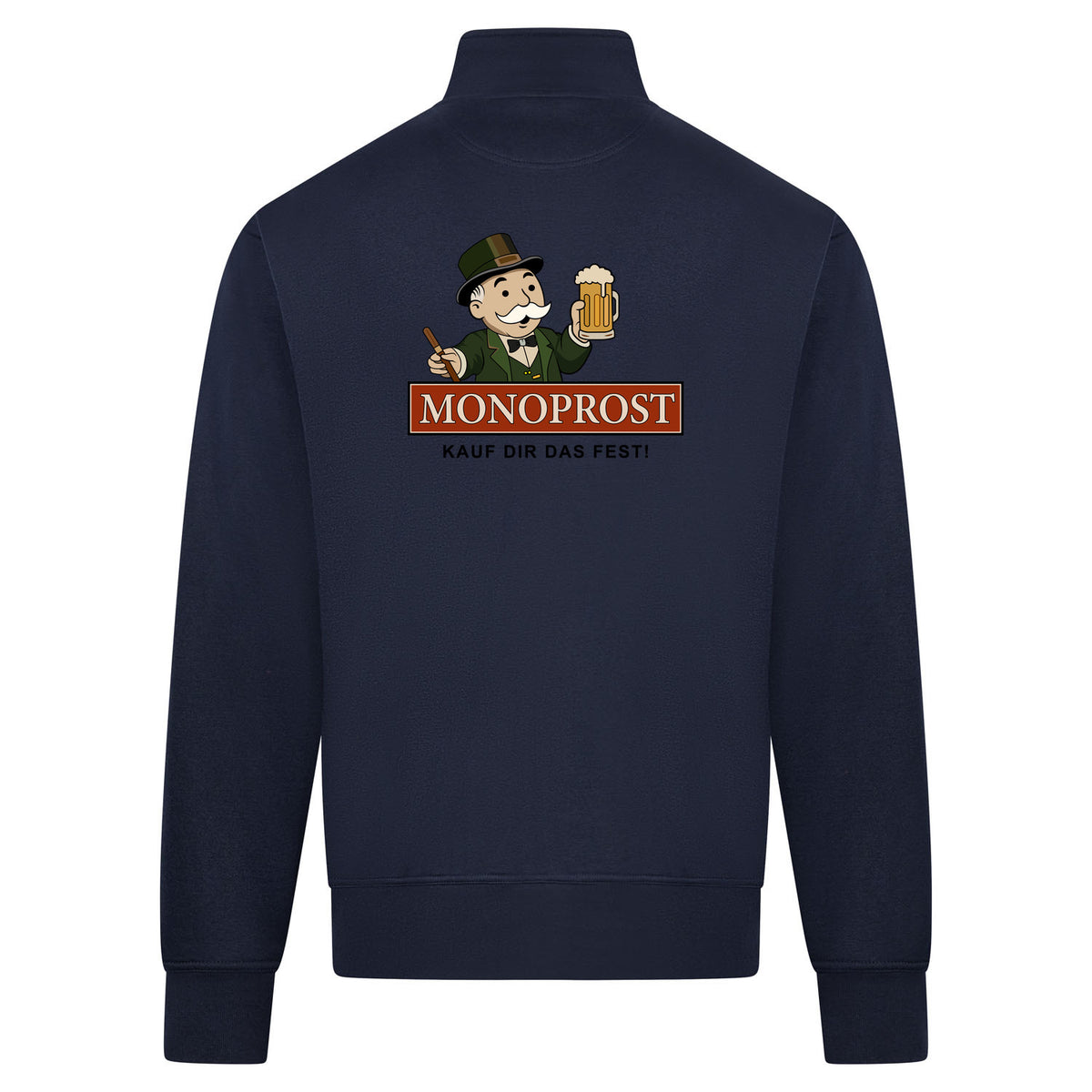 Monoprost Sweatvest – navy – back