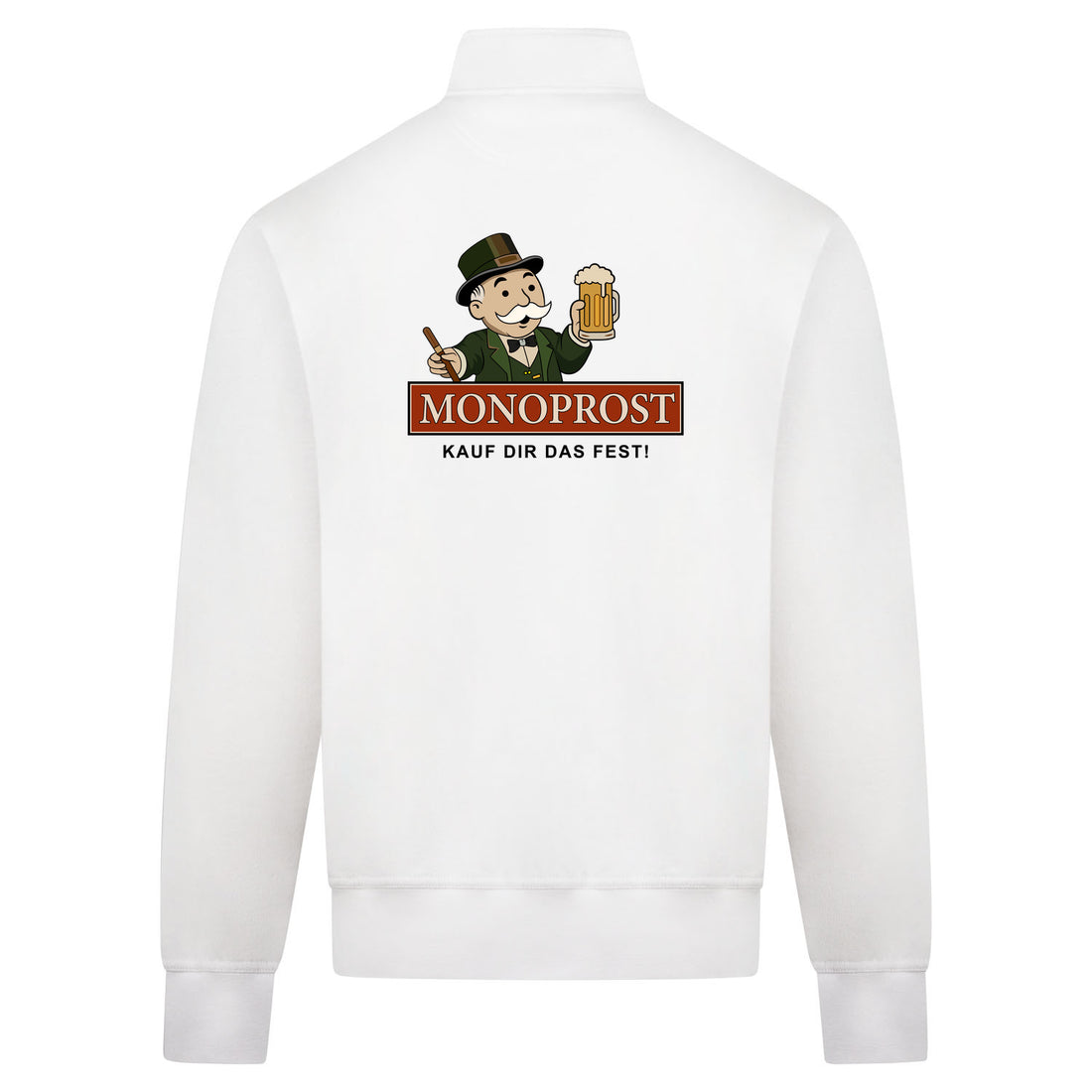 Monoprost Sweatvest – rood – back