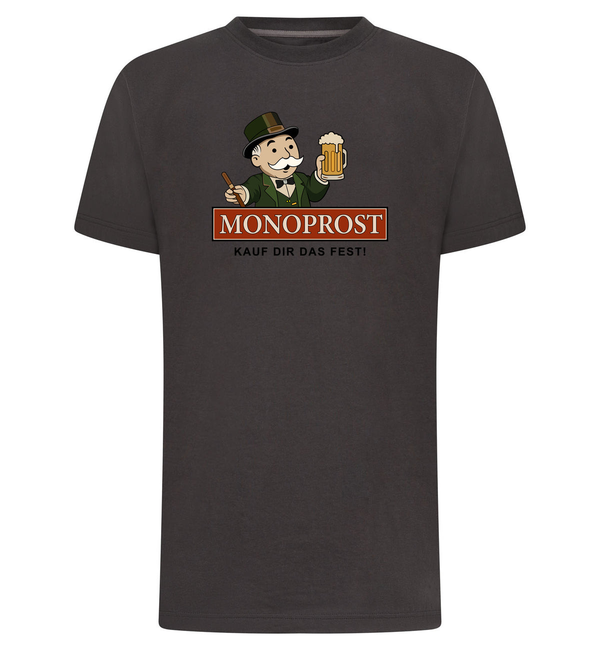 Monoprost T-Shirt – antraciet