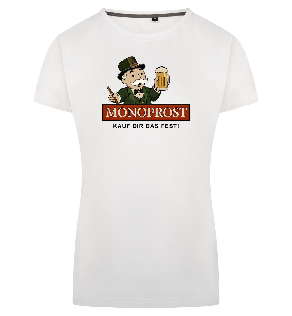 Monoprost T-Shirt Dames – wit