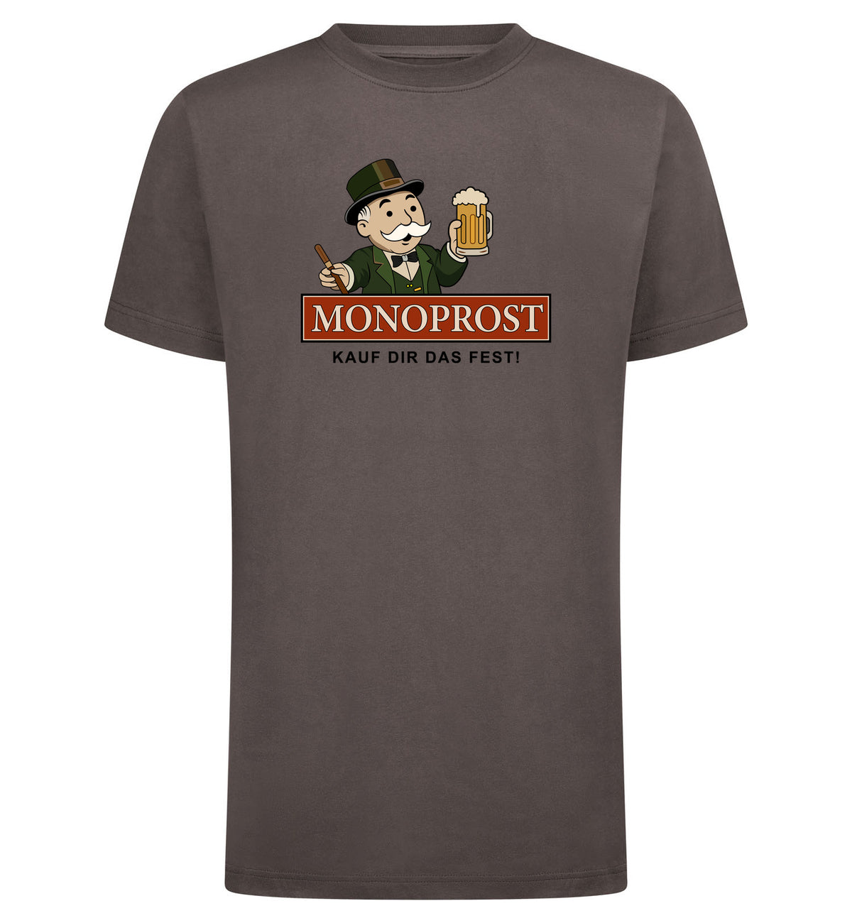 Monoprost T-Shirt – grijs