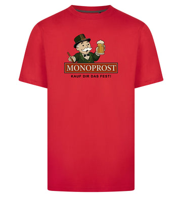 Monoprost T-Shirt – rood