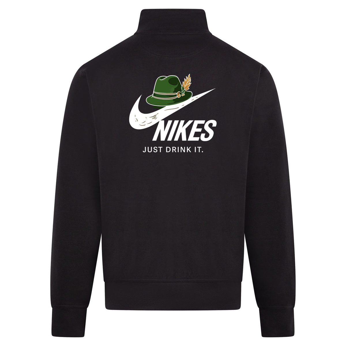 Nikes Sweatvest – zwart – back