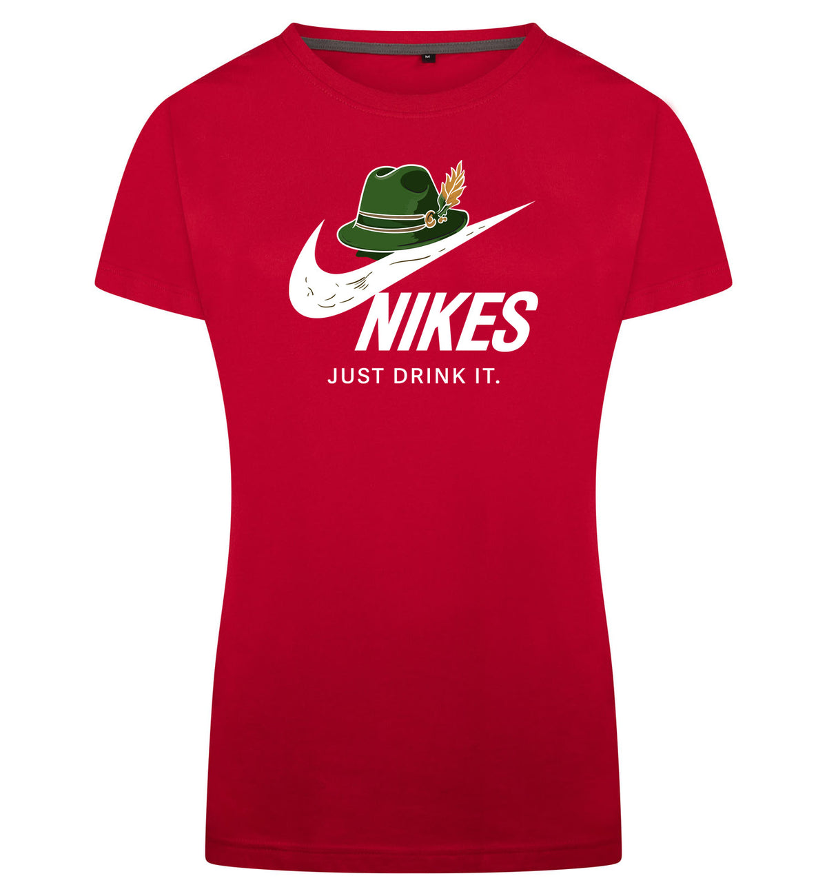 Nikes T-Shirt Dames – rood