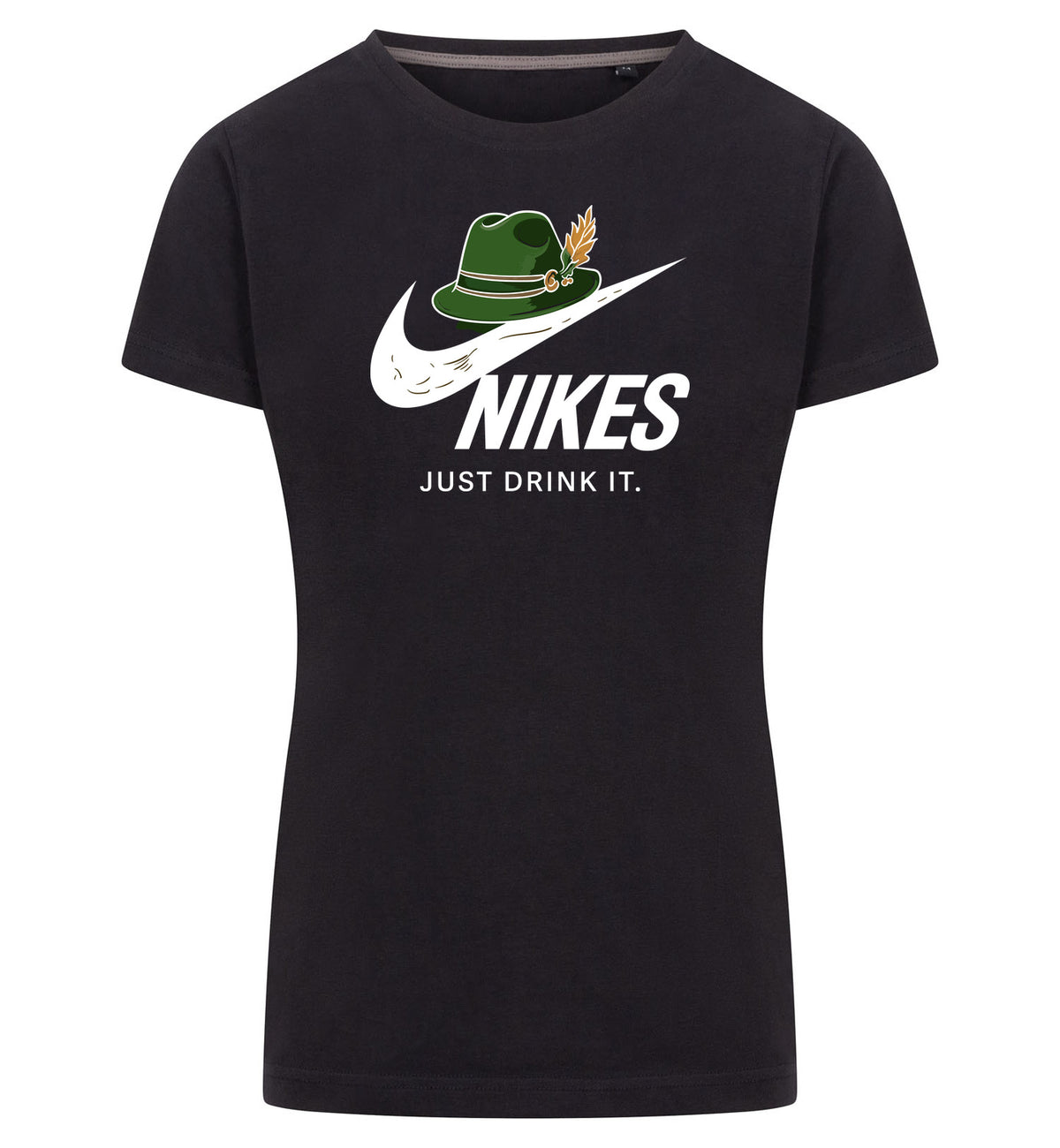 Nikes T-Shirt Dames – zwart