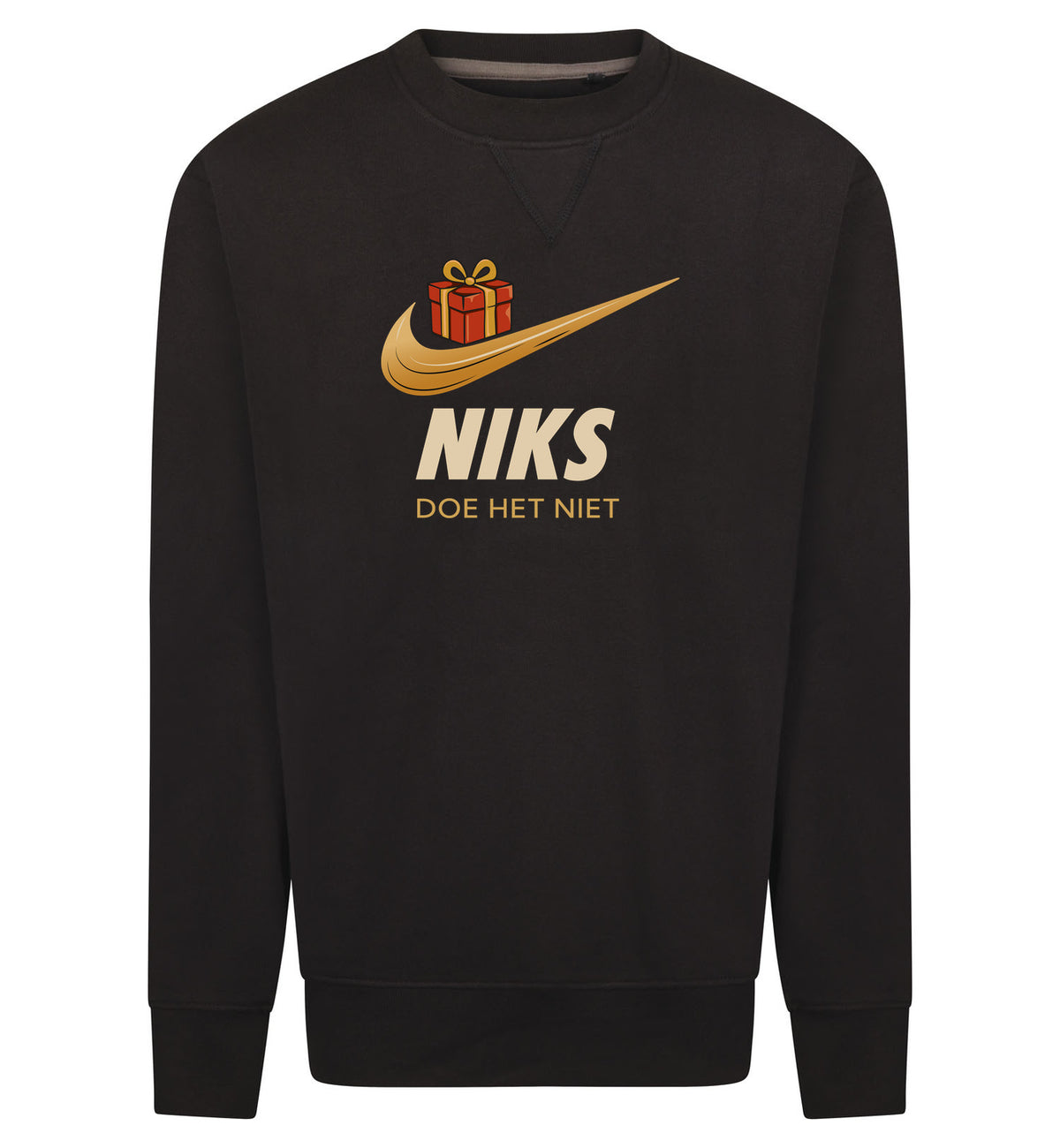 Niks Sweater – zwart