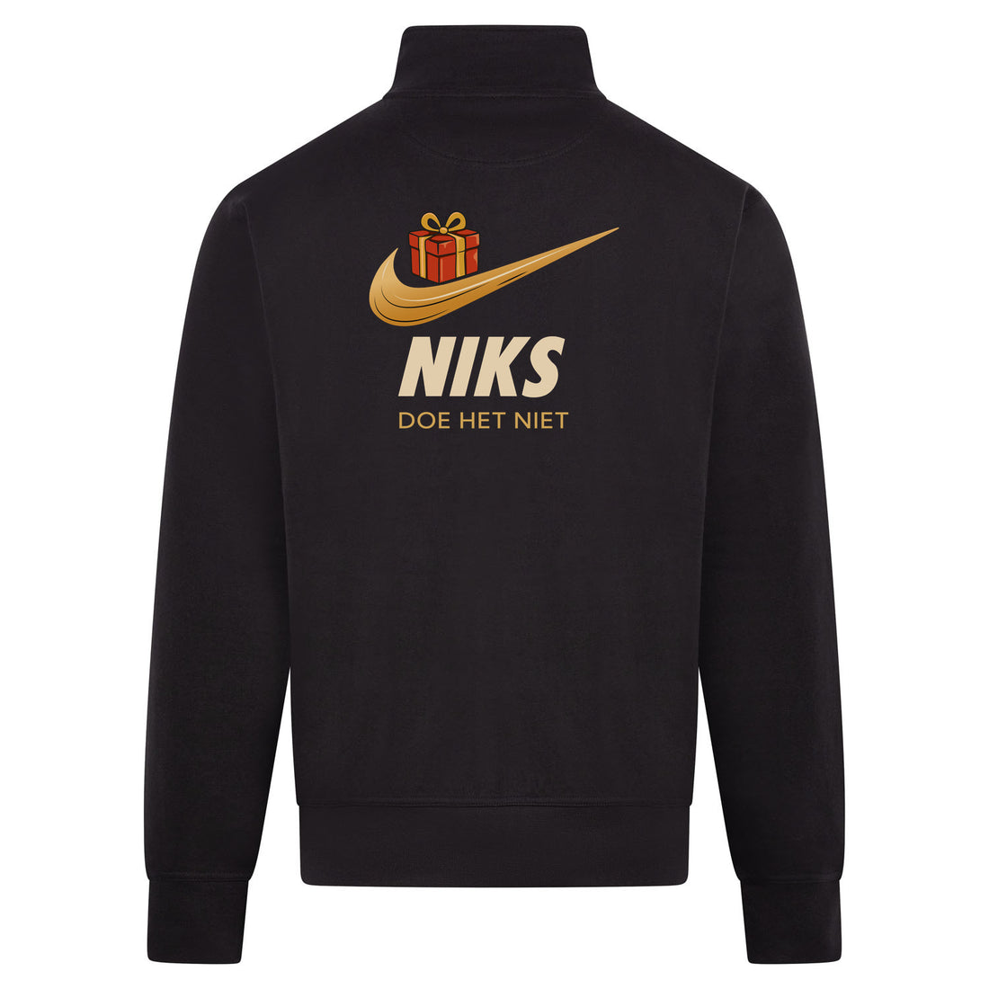 Niks Sweatvest – blauw – back