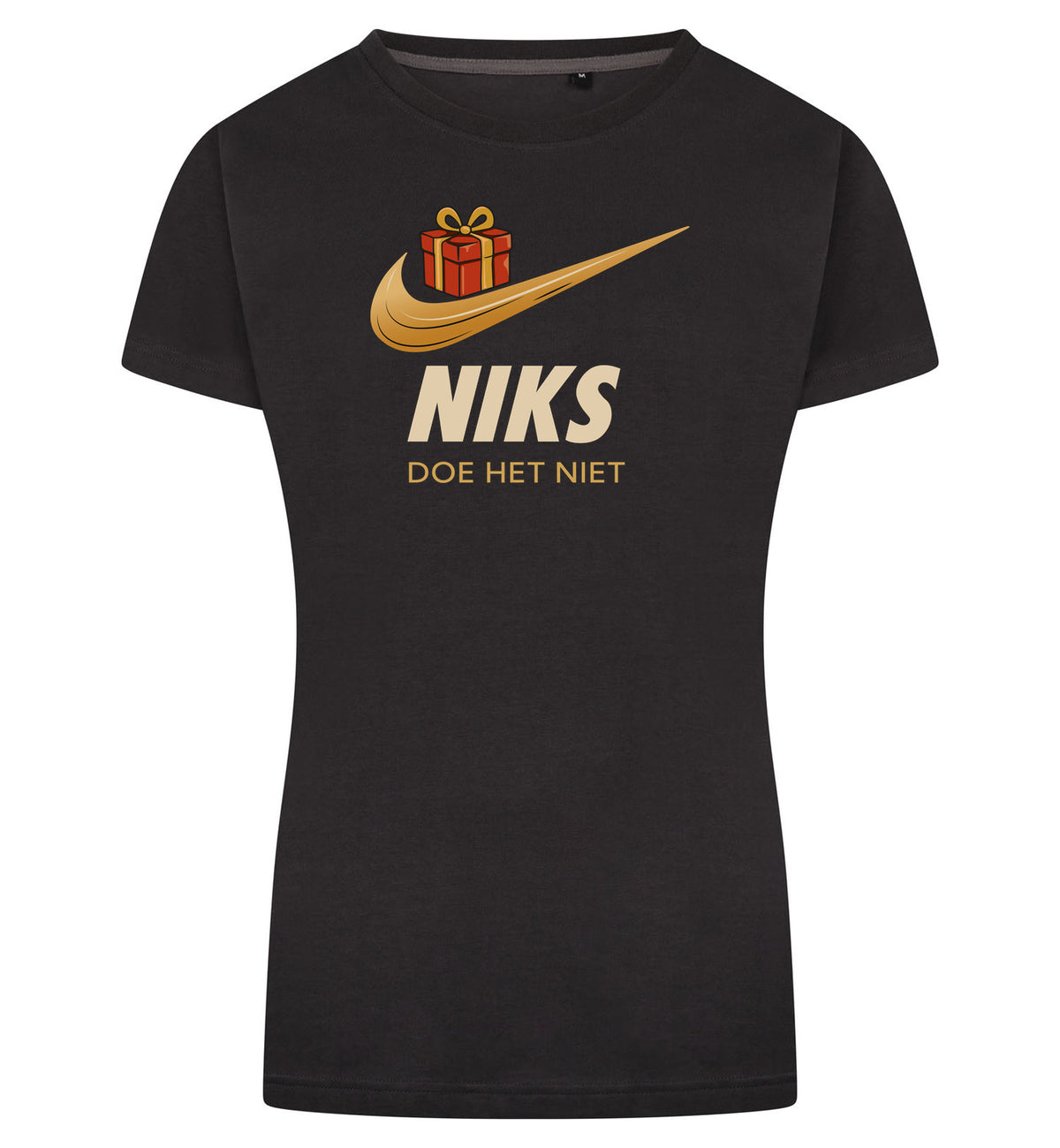 Niks T-Shirt Dames – antraciet