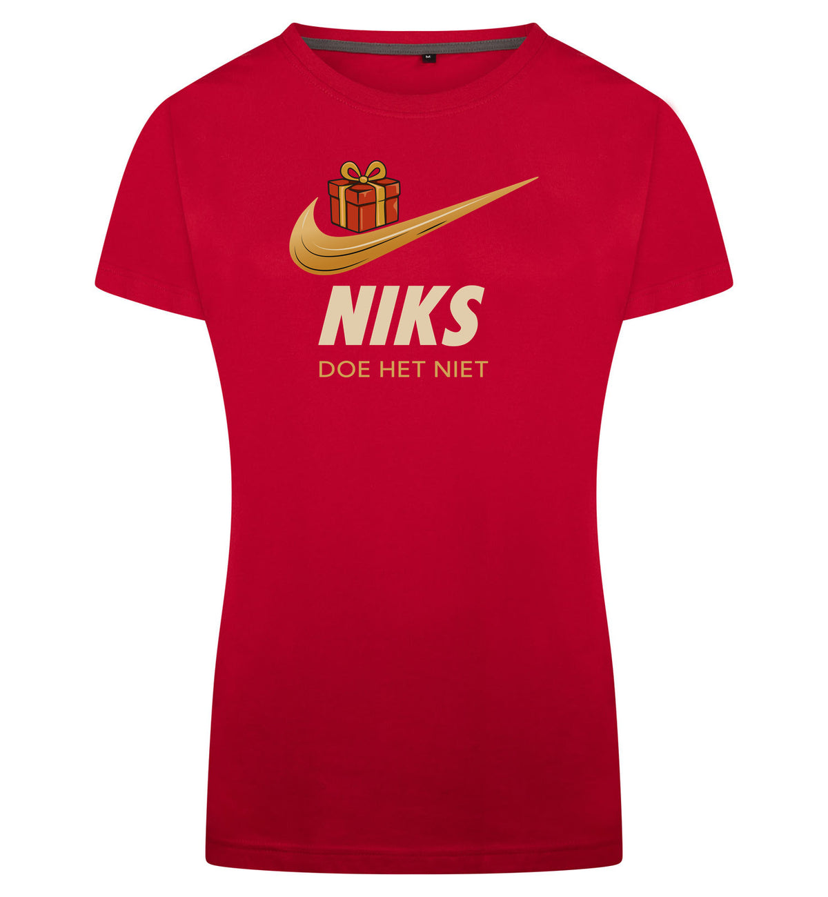 Niks T-Shirt Dames – rood