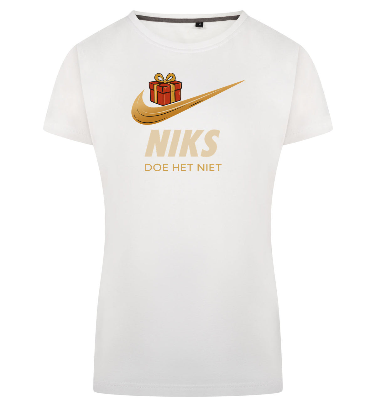 Niks T-Shirt Dames – wit