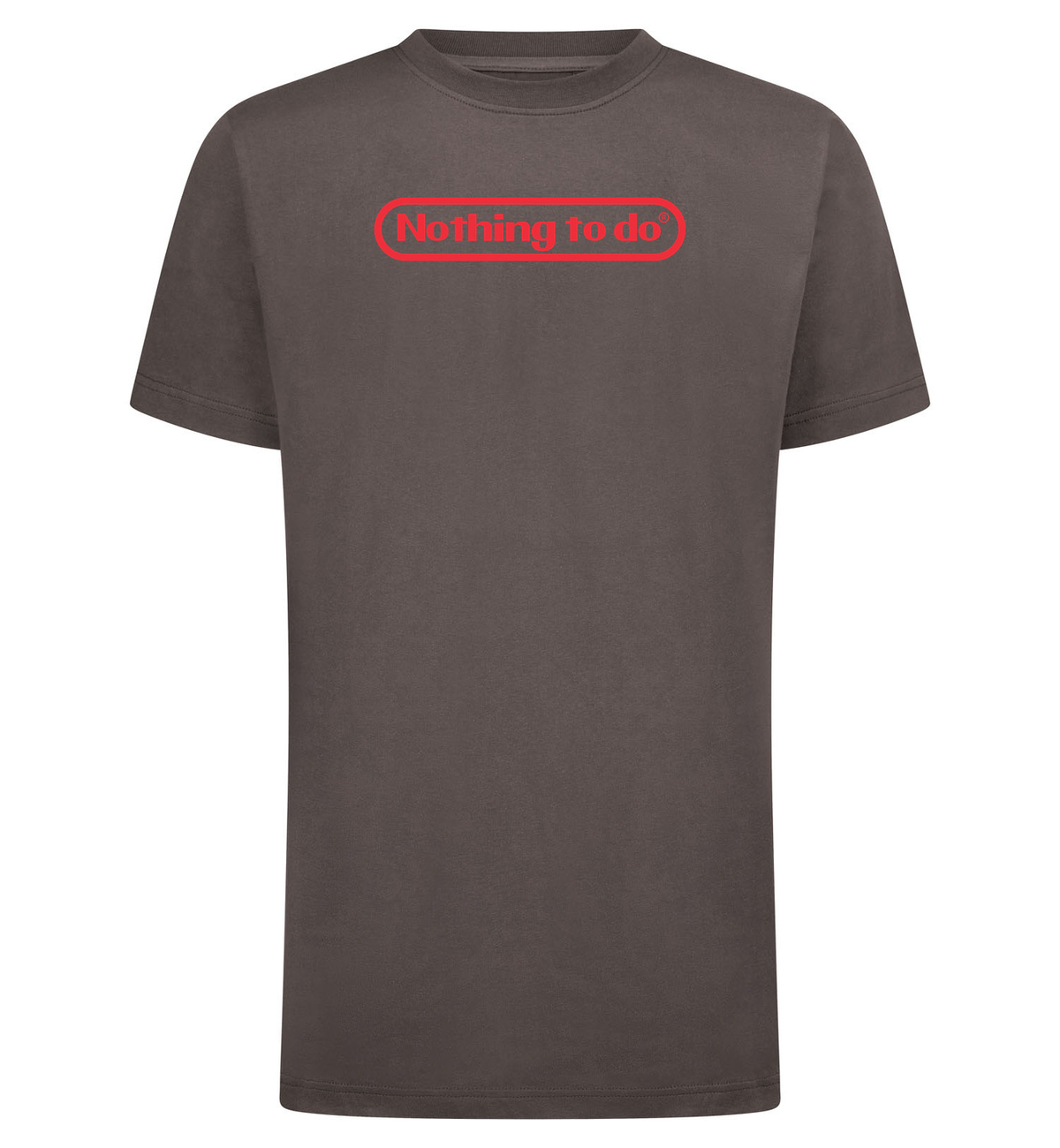 NOTHING TO DO T-Shirt – grijs