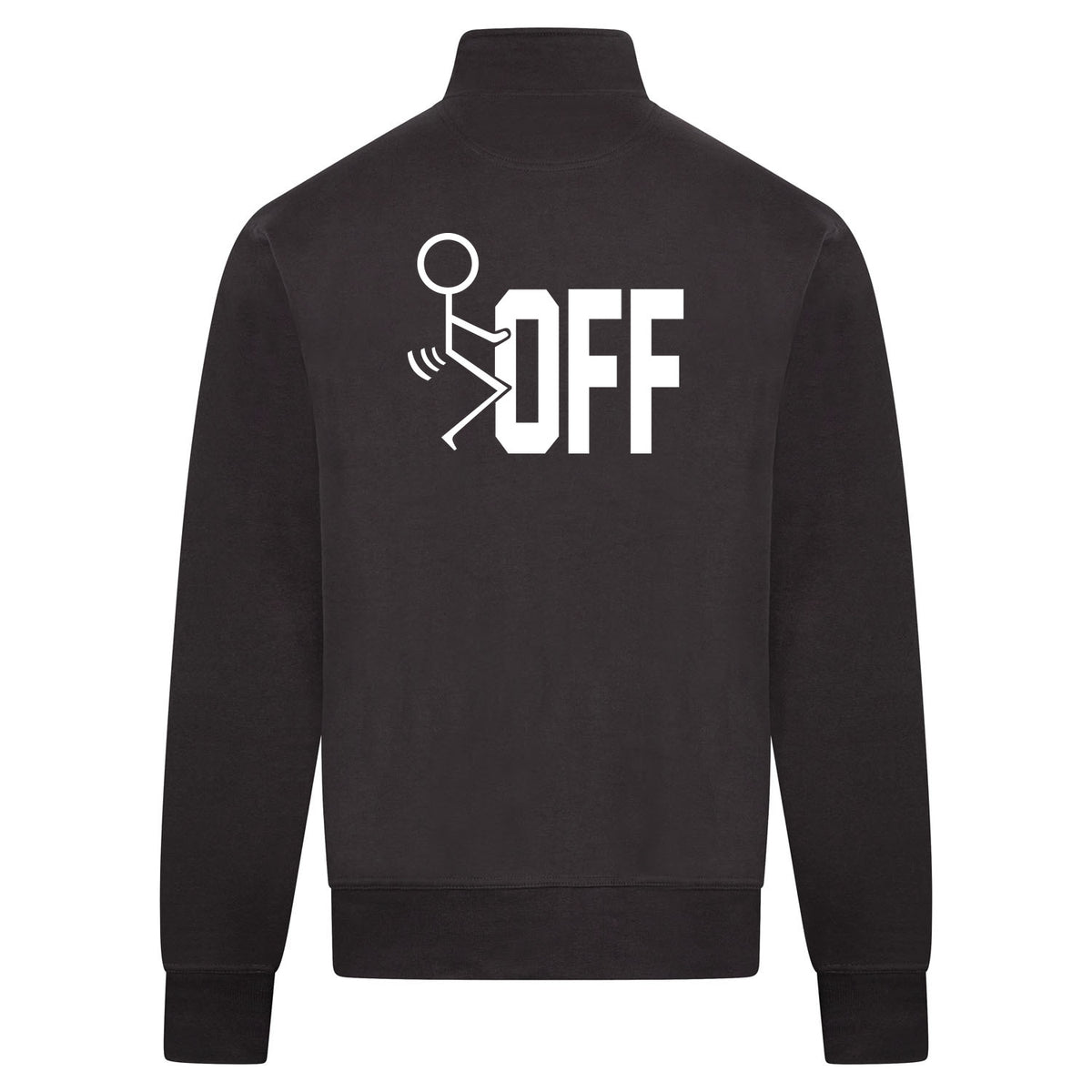 OFF Sweatvest – antraciet – back