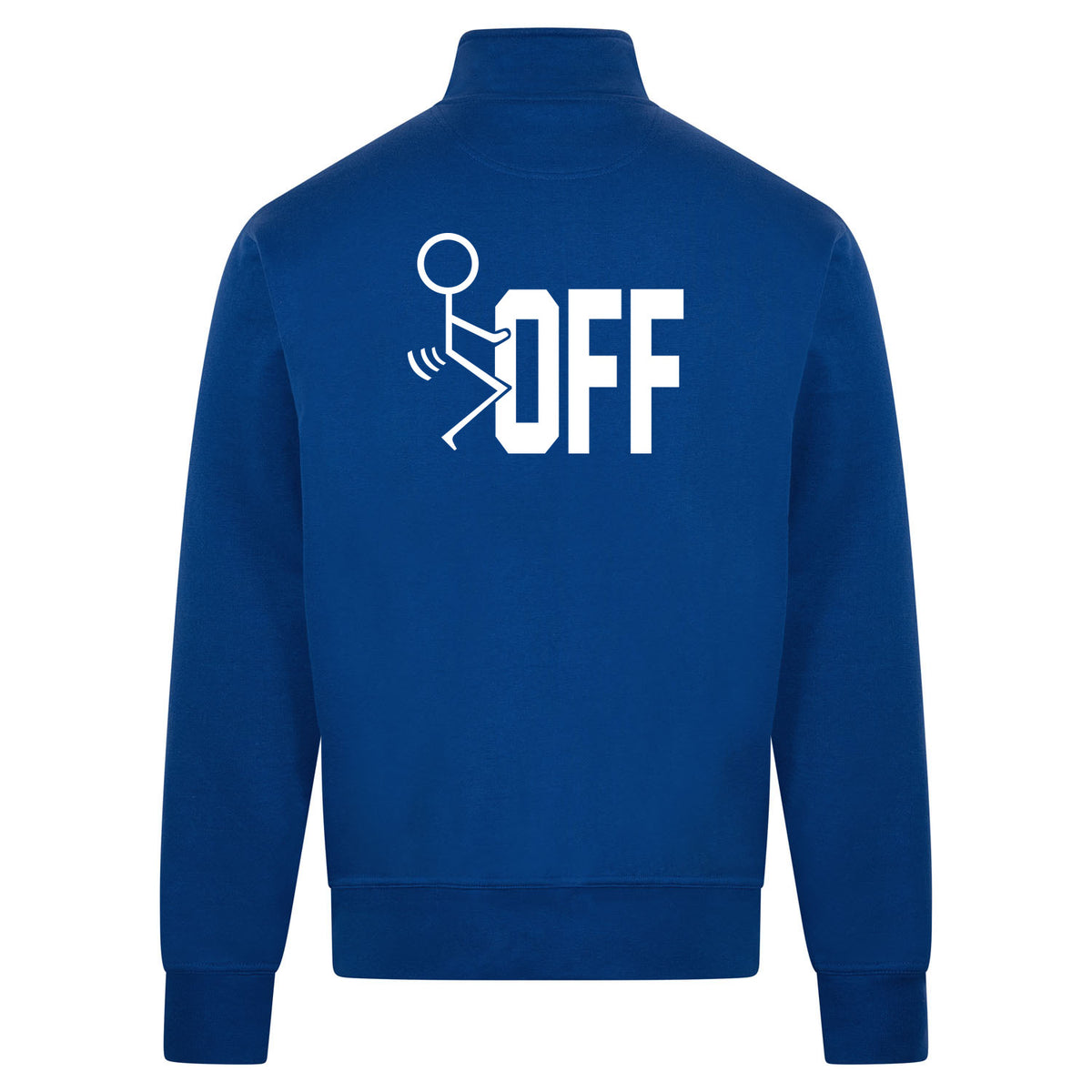 OFF Sweatvest – blauw – back
