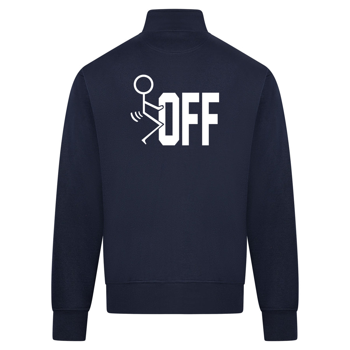 OFF Sweatvest – navy – back