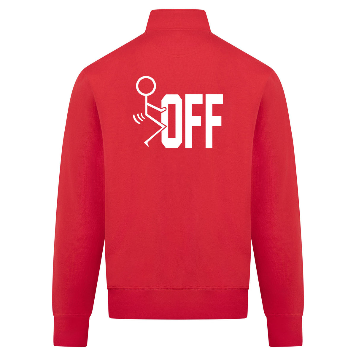 OFF Sweatvest – rood – back
