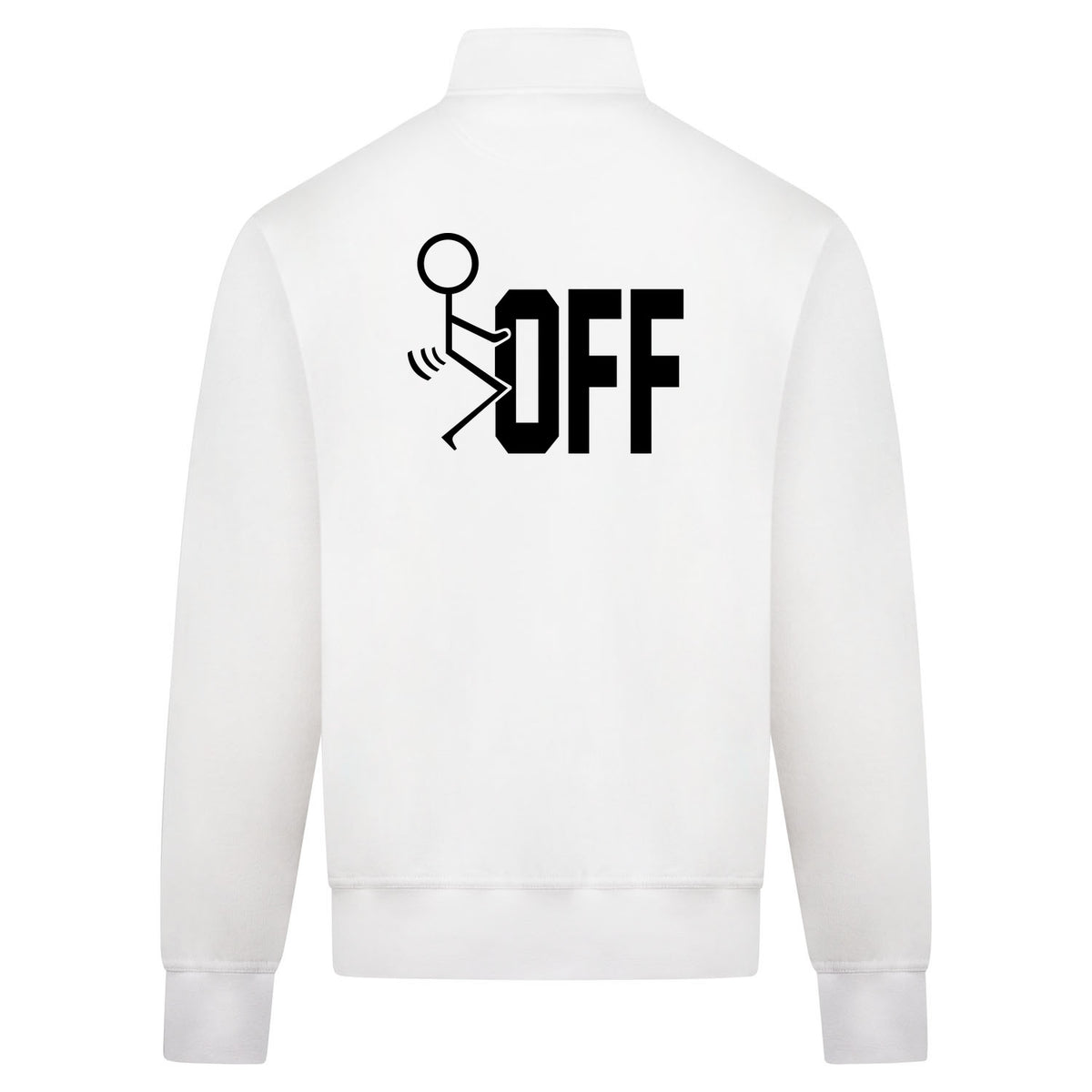 OFF Sweatvest – wit – back