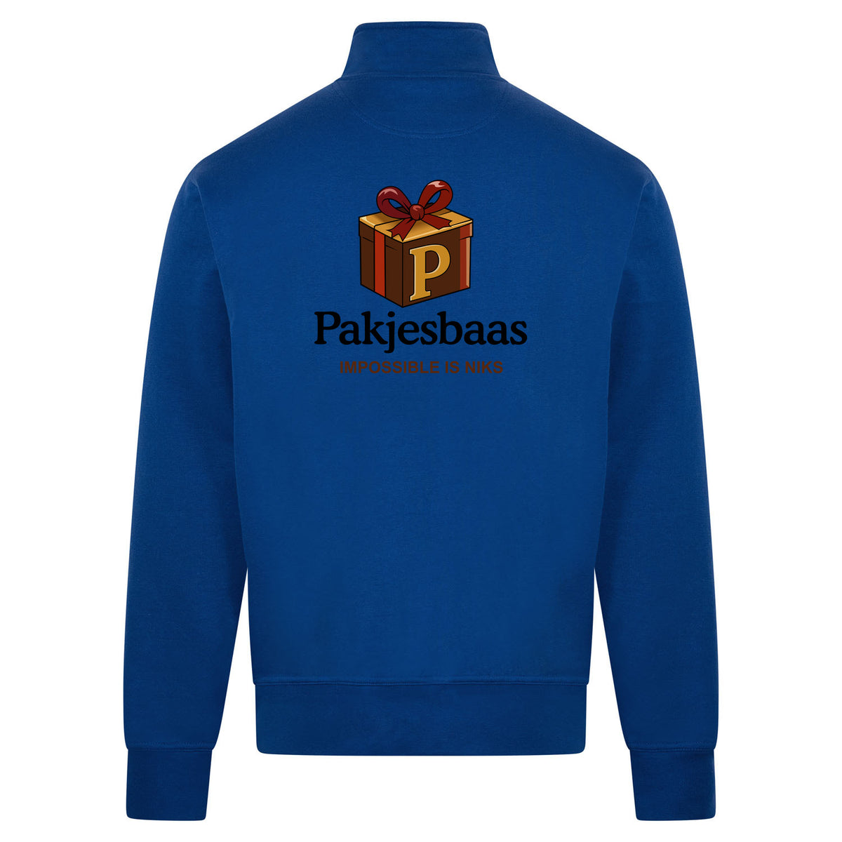 Pakjesbaas Sweatvest – blauw – back
