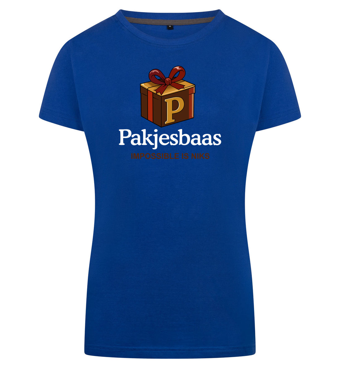 Pakjesbaas T-Shirt Dames – blauw