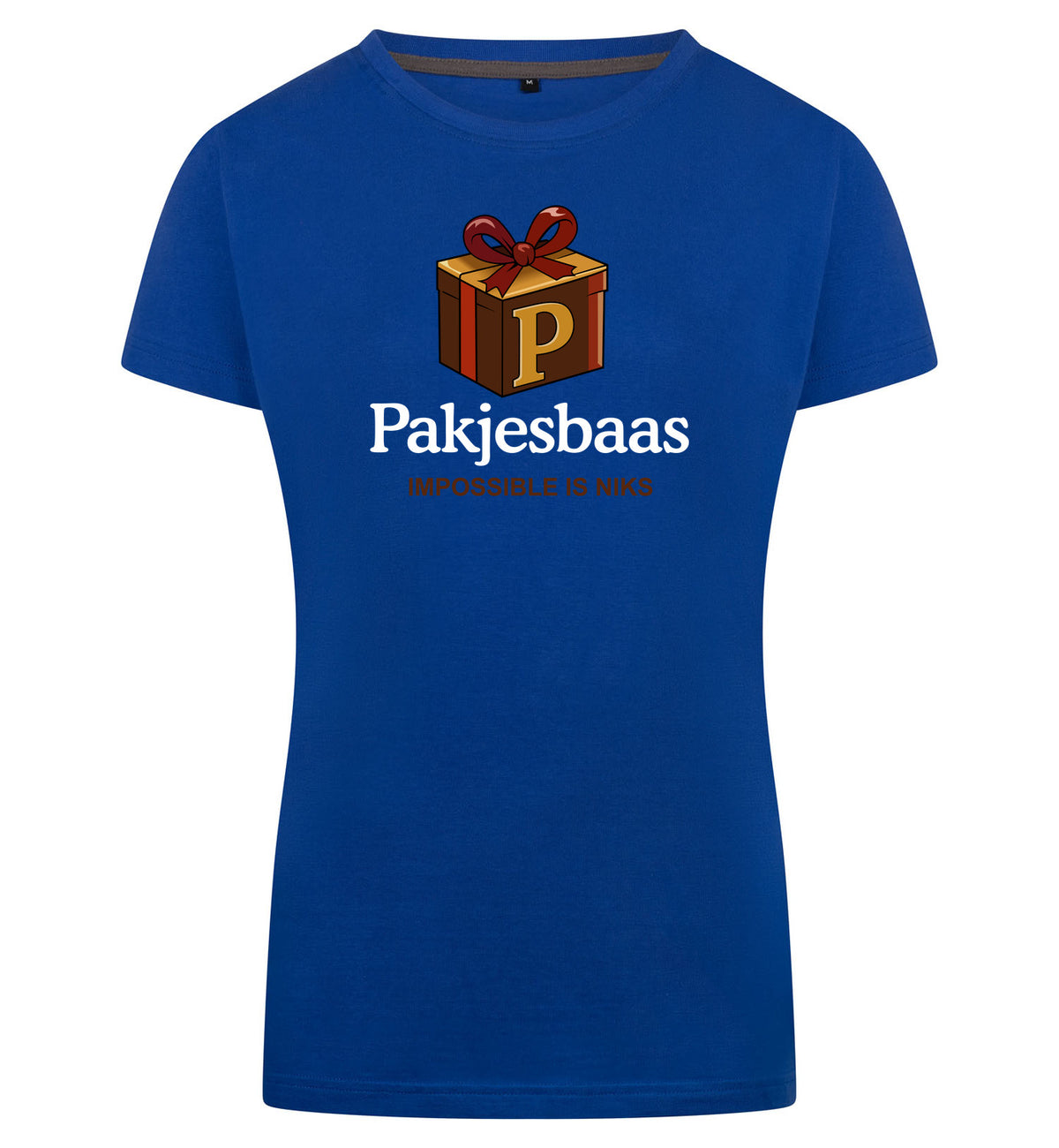 Pakjesbaas T-Shirt Dames – blauw