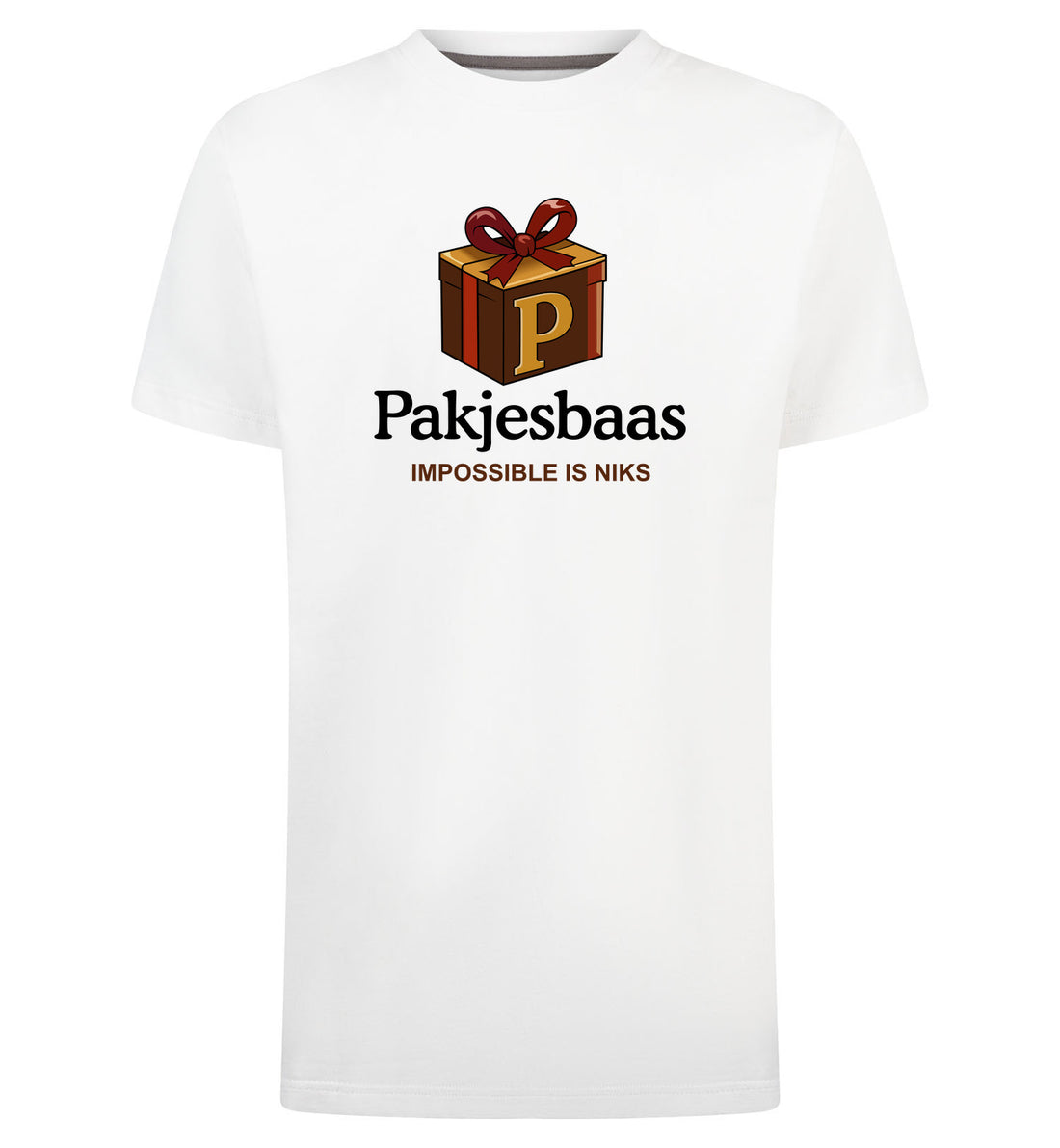 Pakjesbaas T-Shirt – wit