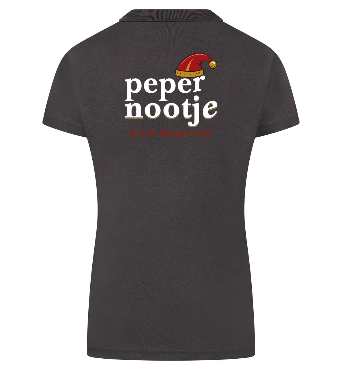 Peper Nootje Polo dames – antraciet