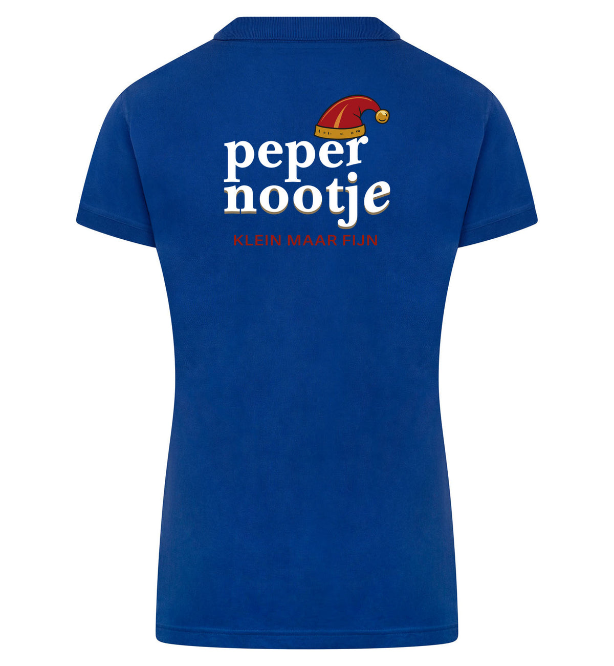 Peper Nootje Polo dames – blauw