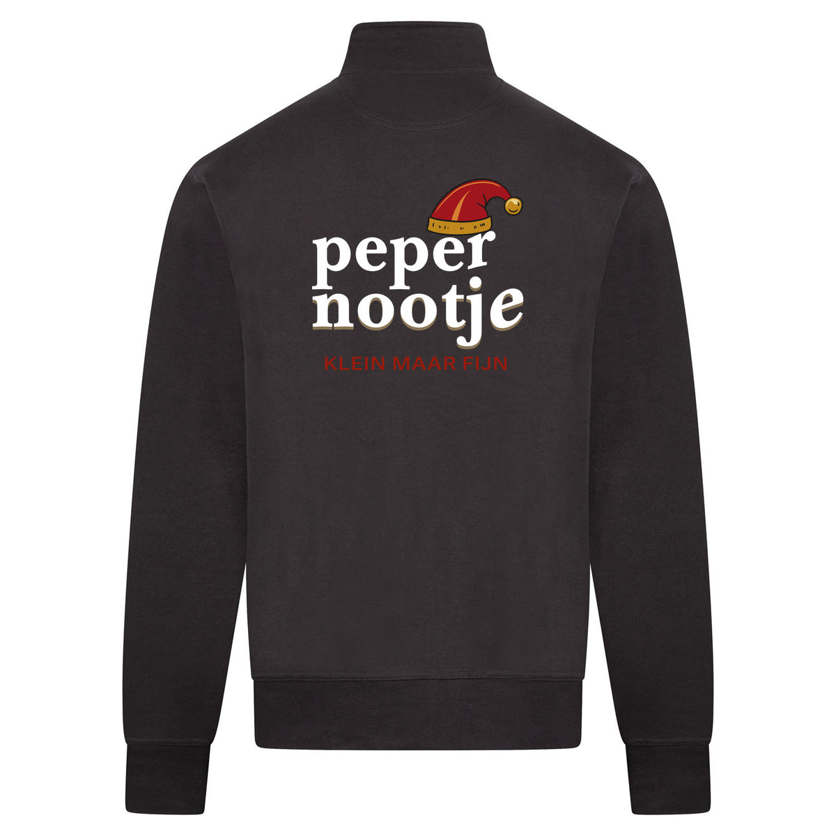 Peper Nootje Sweatvest – antraciet – back