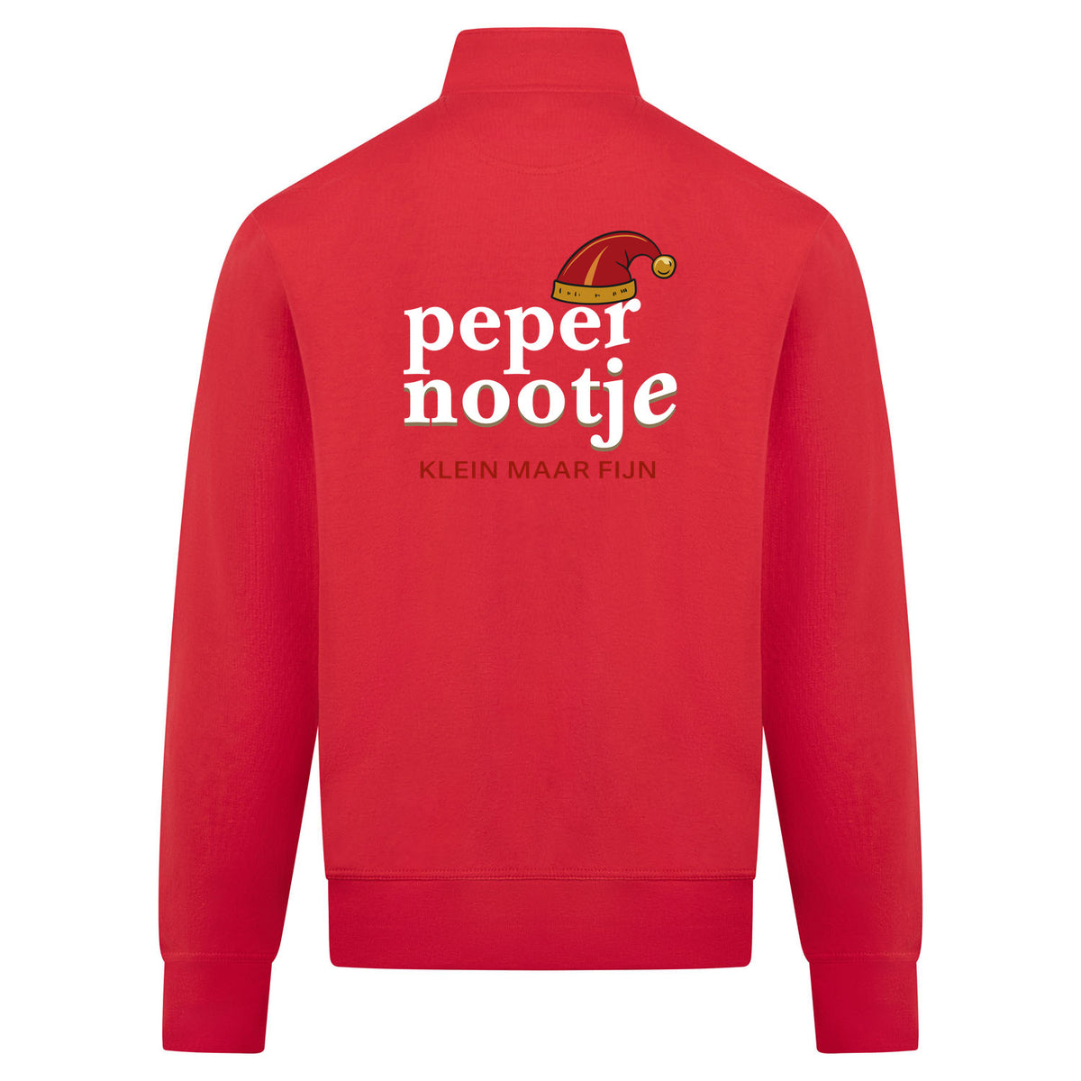 Peper Nootje Sweatvest – rood – back