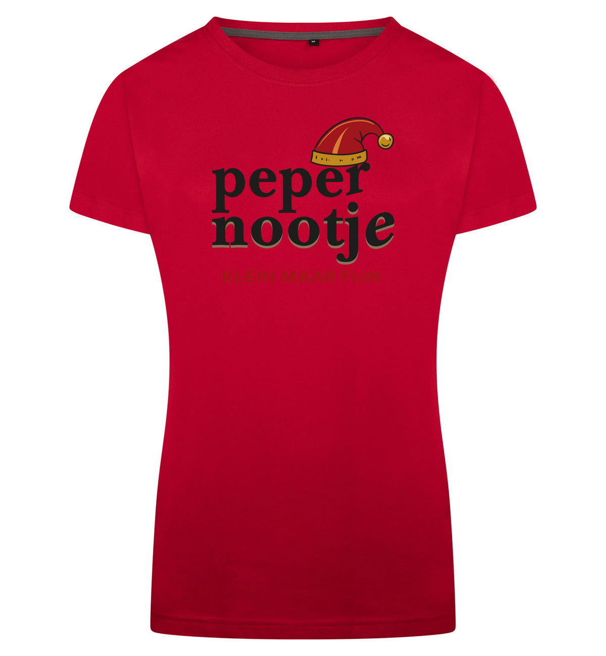 Peper Nootje T-Shirt Dames – rood
