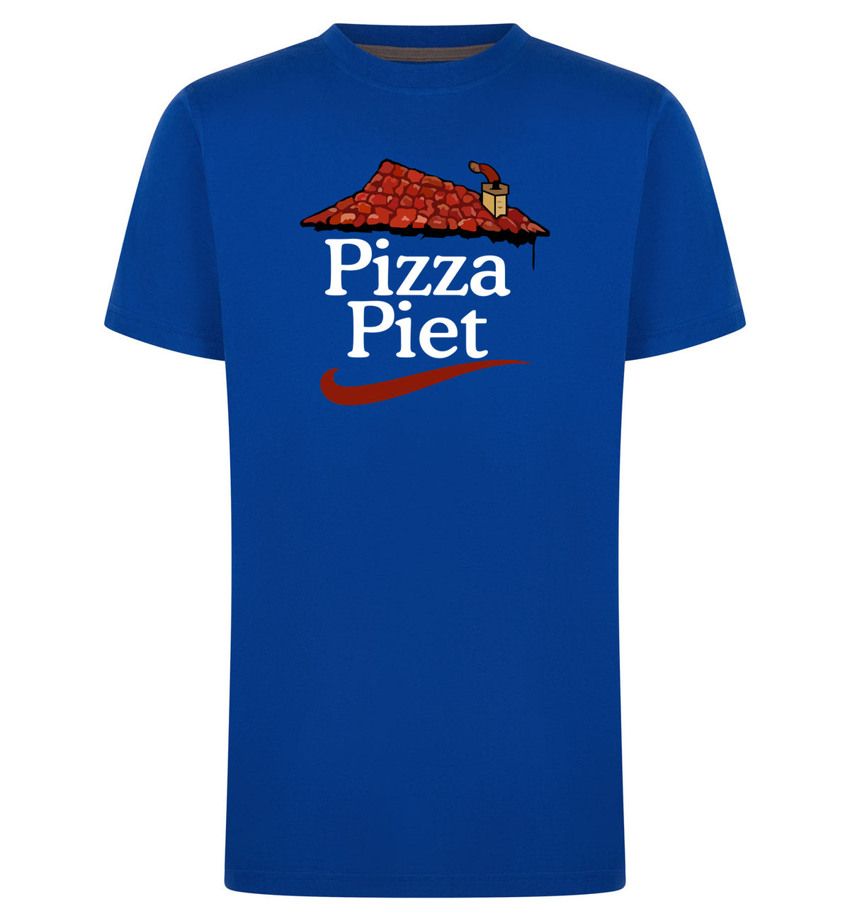 Pizza Piet T-Shirt – blauw