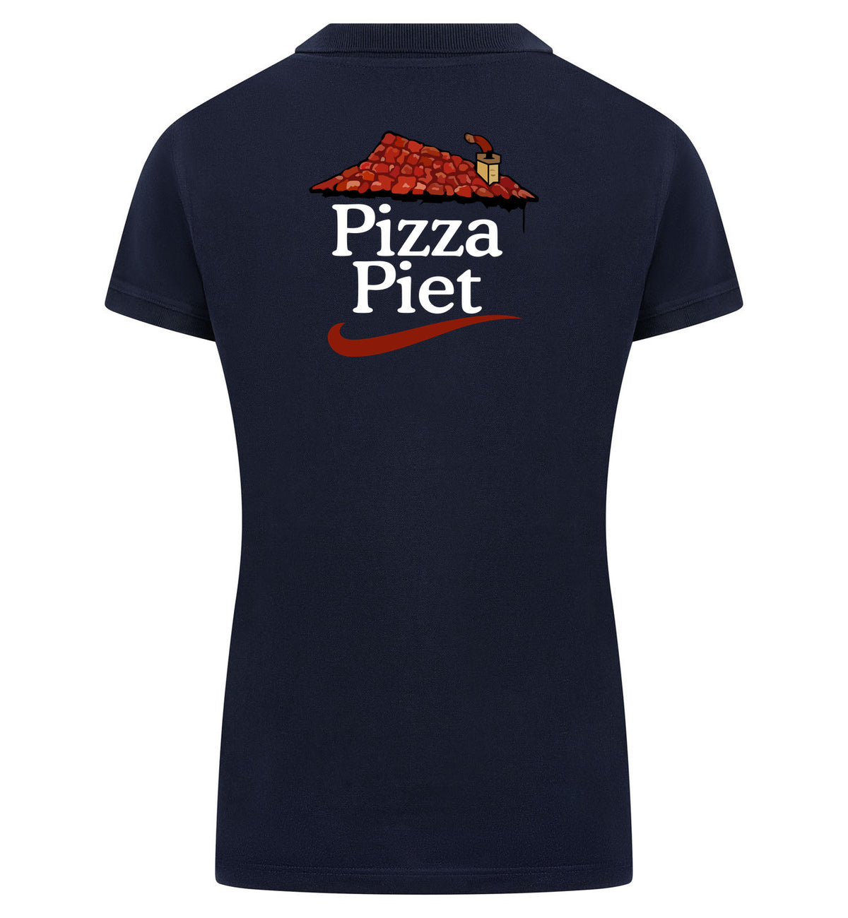 Pizza Piet Polo dames – navy