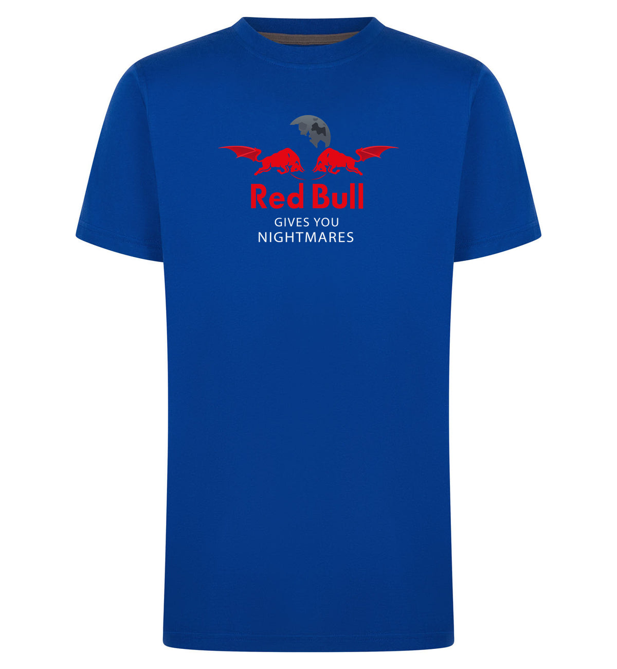 Red Bull Gives You Nightmares T-Shirt – blauw