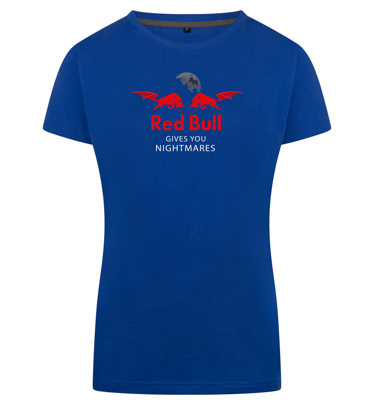 Red Bull Gives You Nightmares T-Shirt Dames – blauw