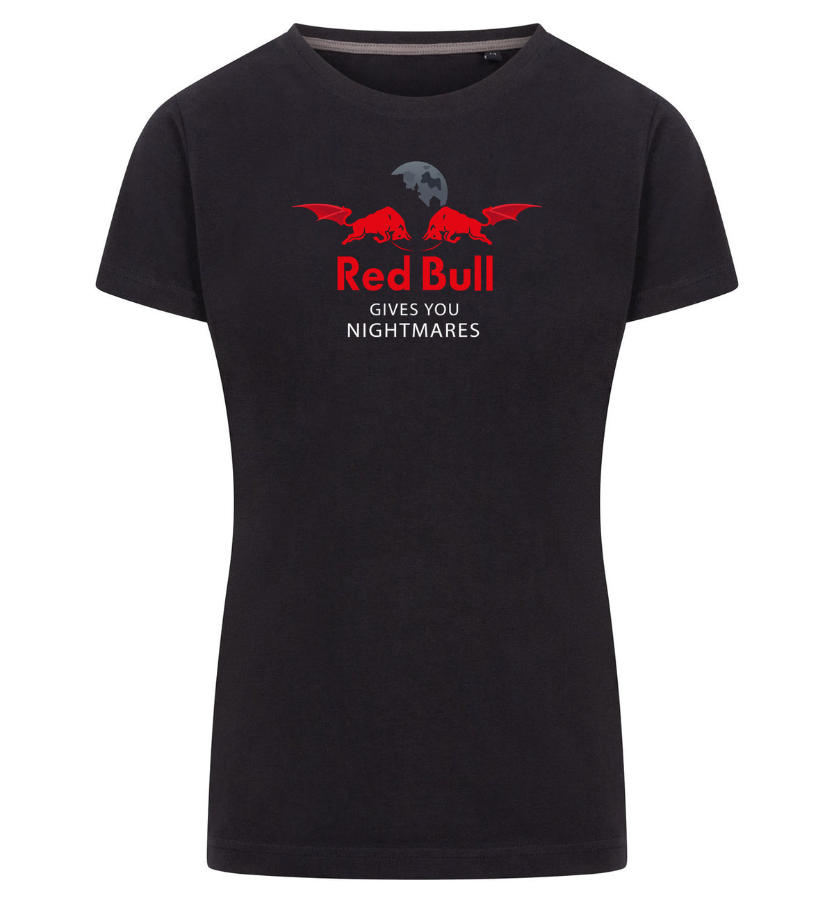 Red Bull Gives You Nightmares T-Shirt Dames – zwart
