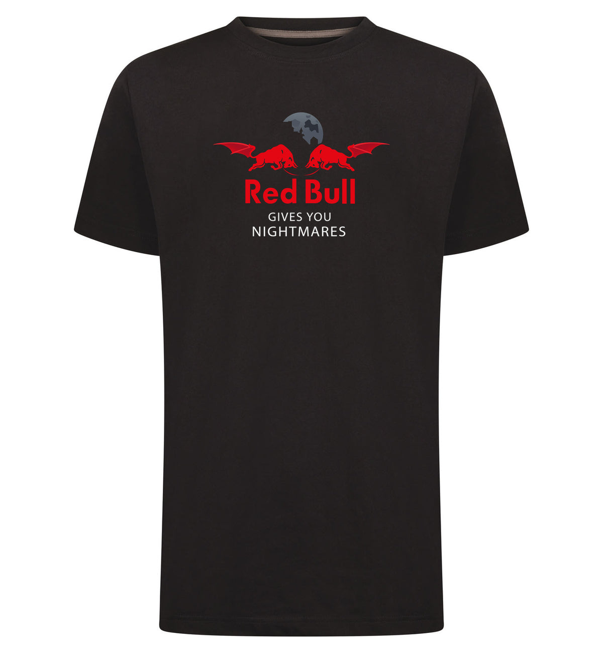 Red Bull Gives You Nightmares T-Shirt – zwart