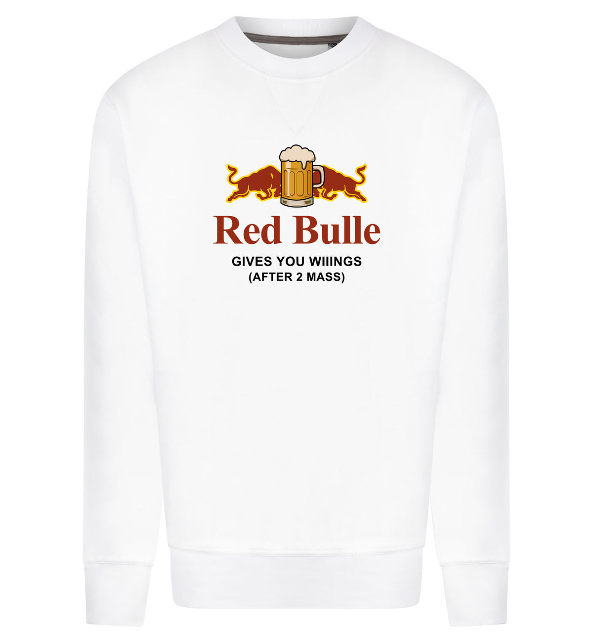 Red Bulle Sweater – wit