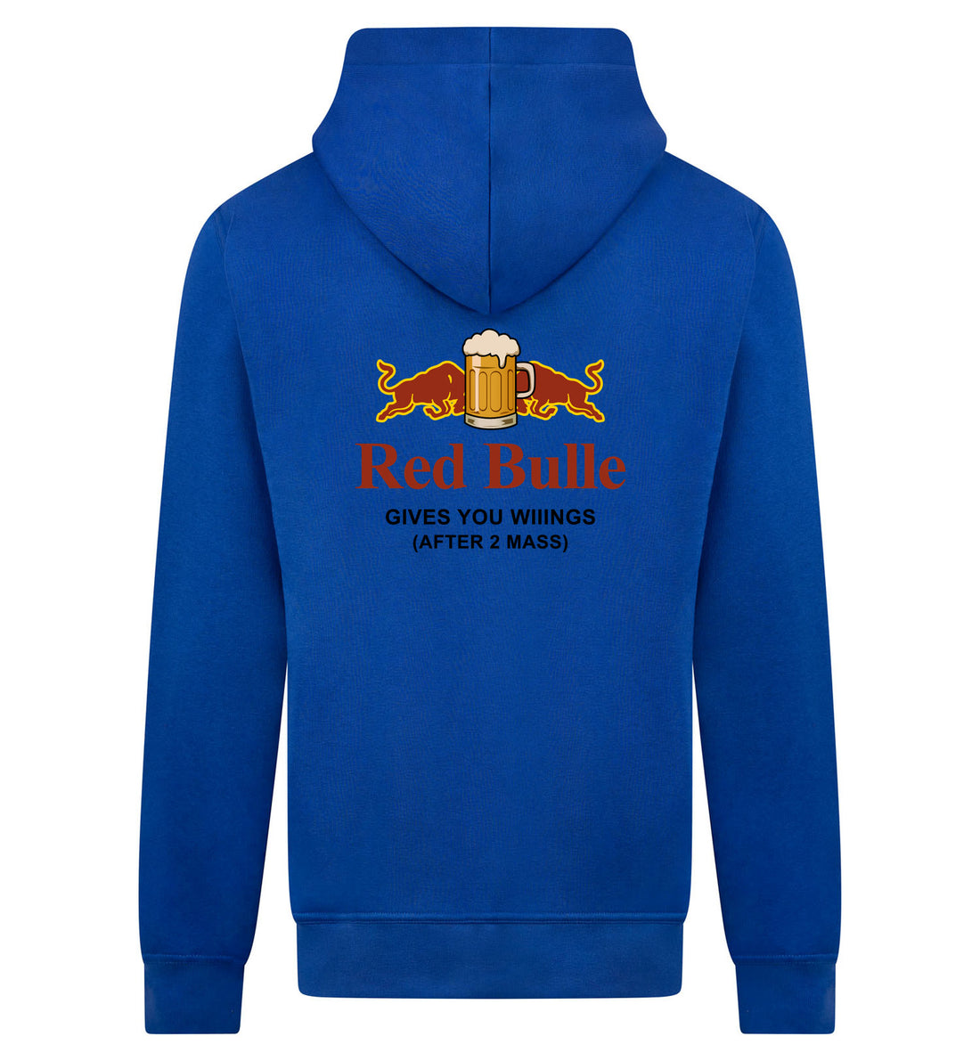 Red Bulle Hoodie met rits – blauw
