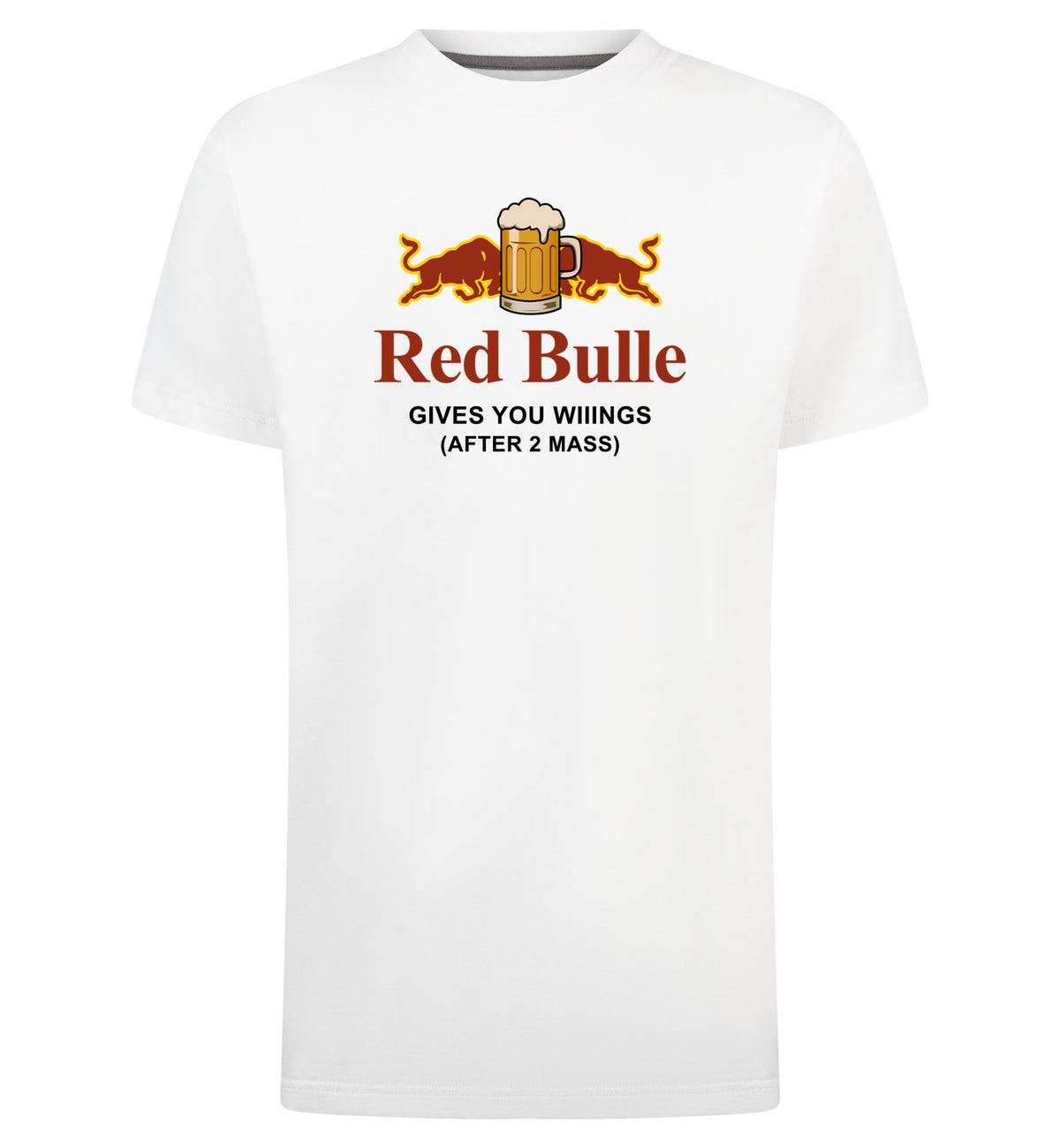 Red Bulle T-Shirt – wit