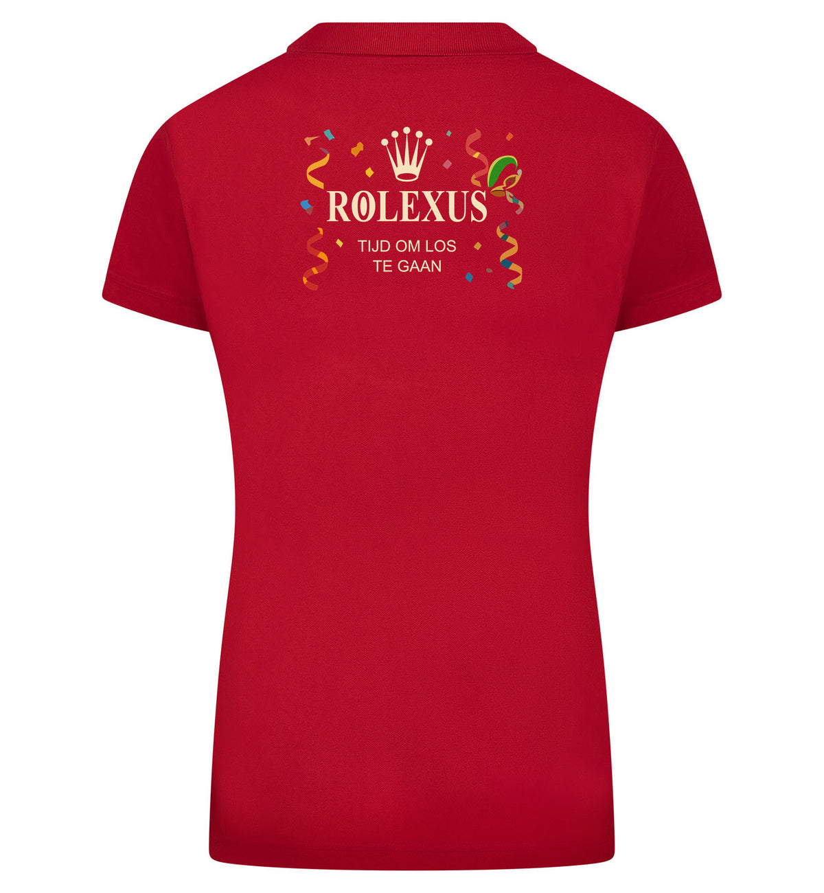 Rolexus Polo dames – rood