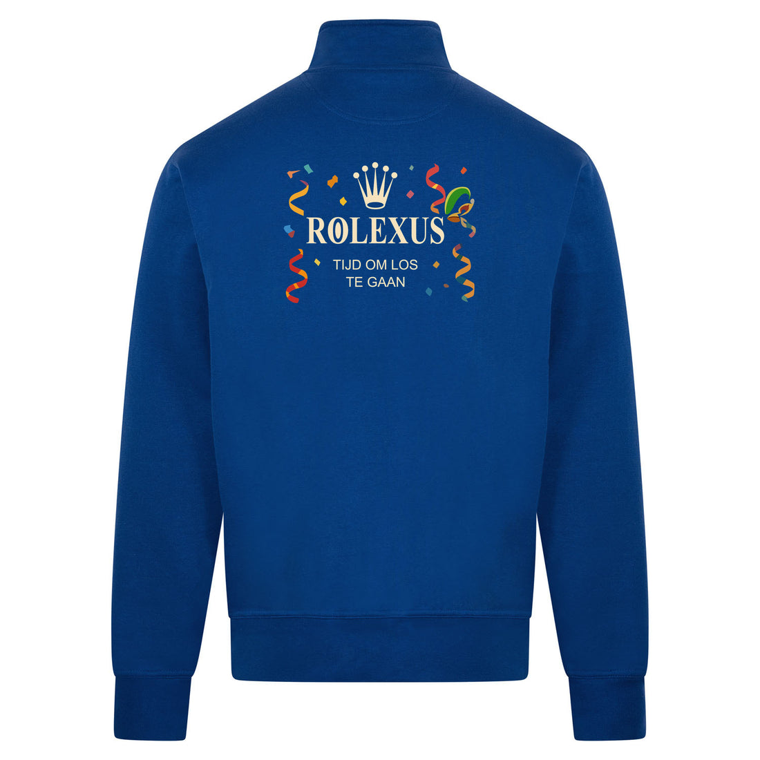 Rolexus Sweatvest – blauw – back