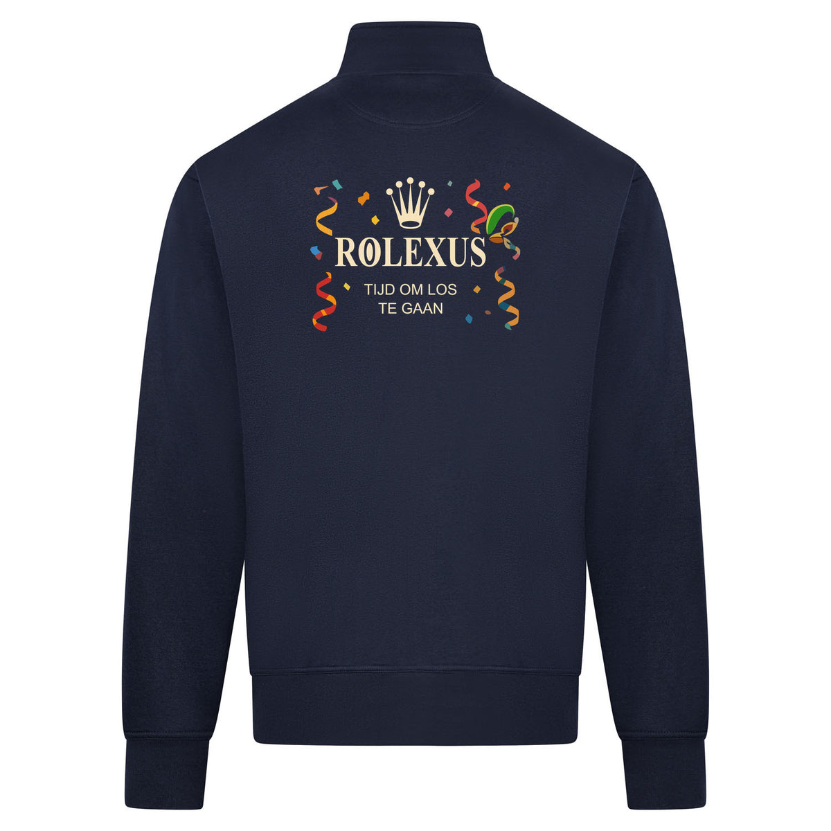 Rolexus Sweatvest – navy – back