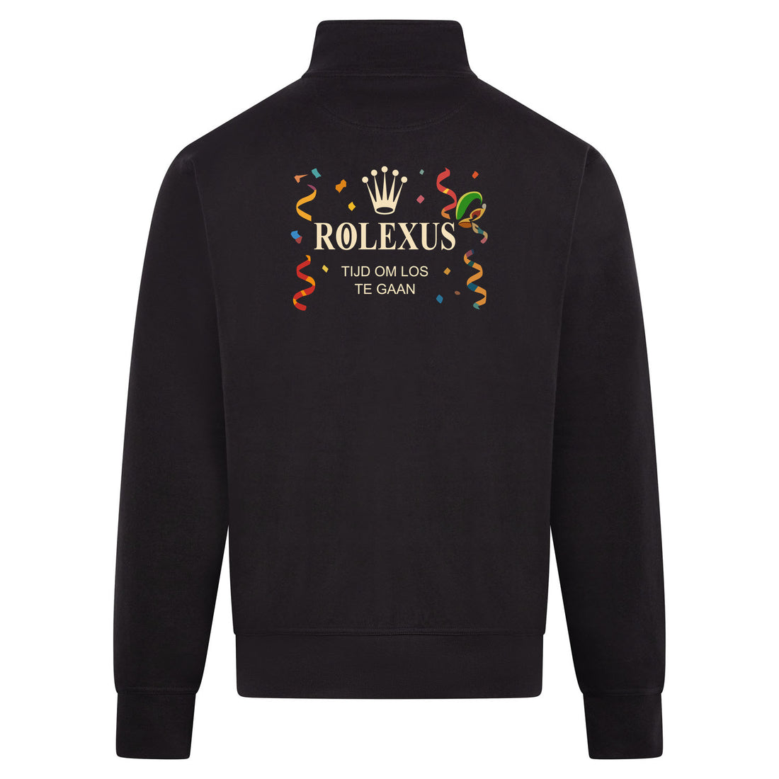 Rolexus Sweatvest – blauw – back